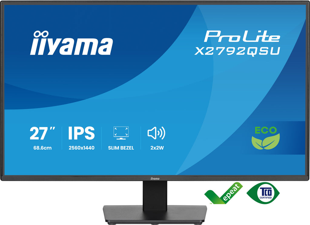 Écran LED 27" WQHD IPS iiyama ProLite X2792QSU-B1