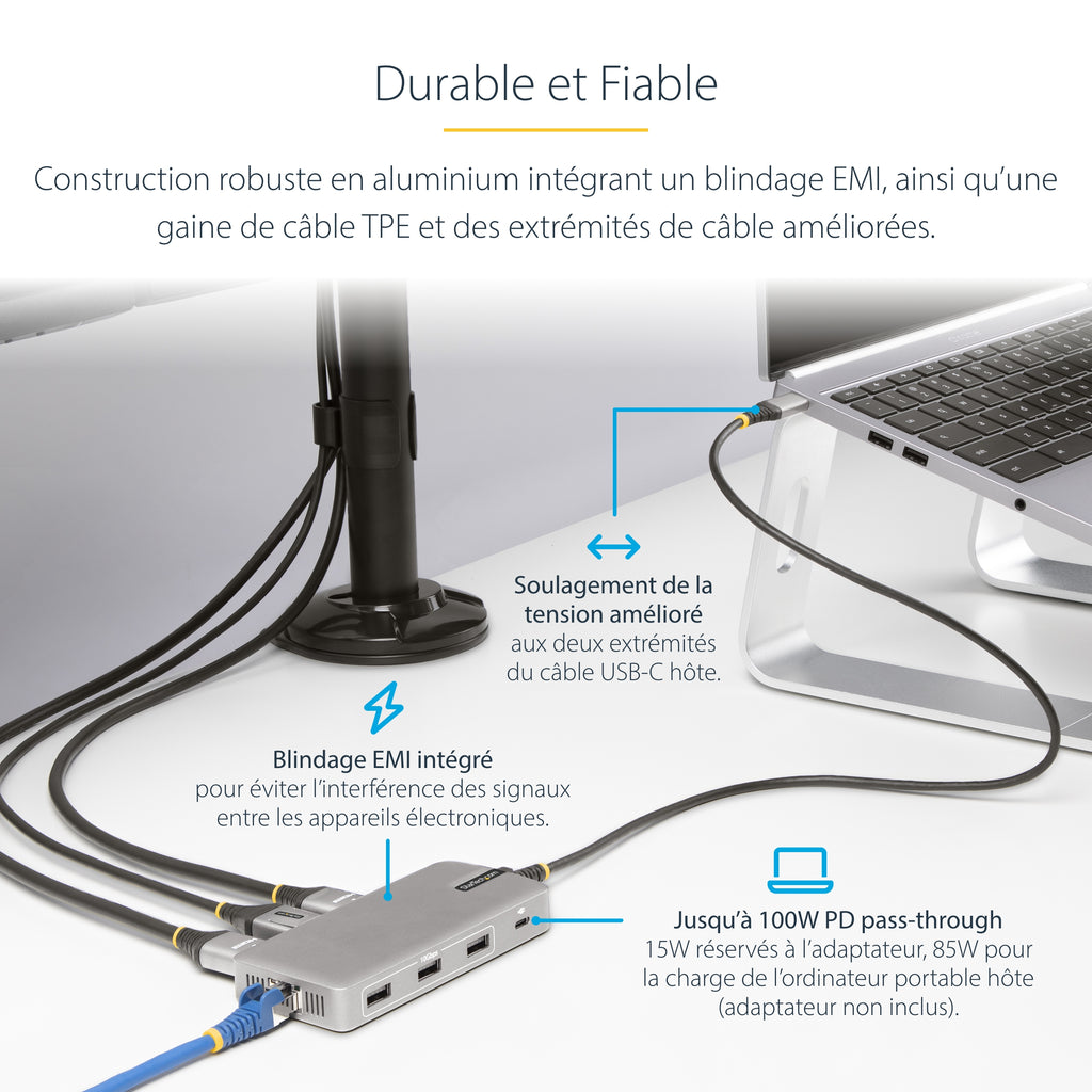 Station d'accueil USB-C 4K Thunderbolt 4 - STARTECH