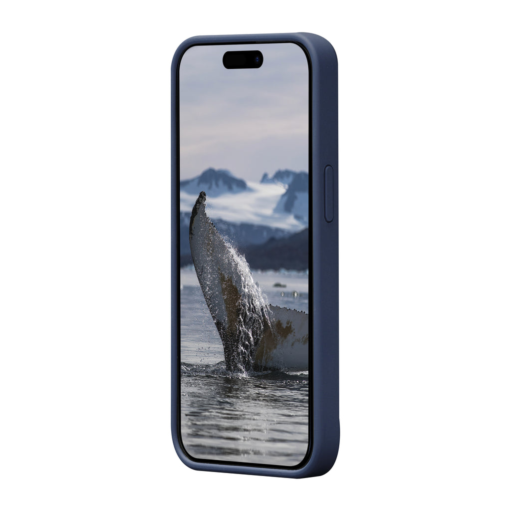 Coque iPhone 13/14/15/16/17 MagSafe Bleu Pacifique
