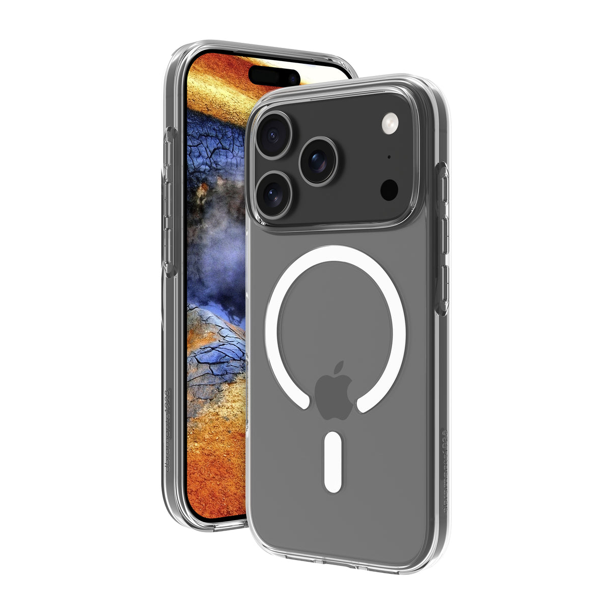 Coque iPhone 17 Pro MagSafe transparente DBRAMANTE1928
