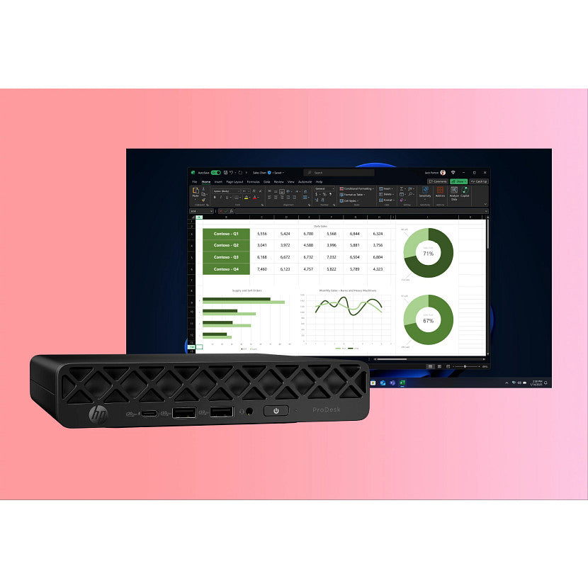 HP ProDesk 4 G1i AI PC - Core Ultra 7 - Win 11 Pro