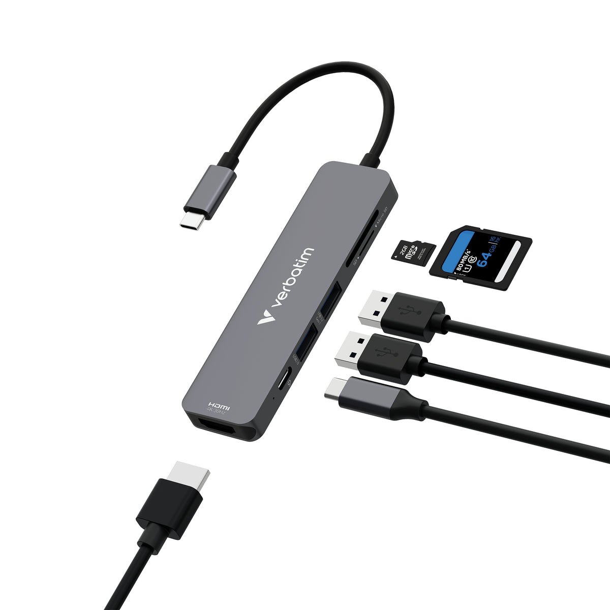 Station d'accueil USB-C HDMI Verbatim | Full HD