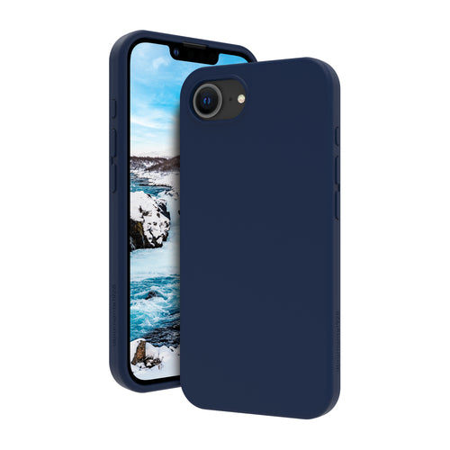 dbramante1928 Monaco - Coque de protection pour téléphone portable - compatibilité avec MagSafe - silicone, plastique - bleu Pacifique - pour Apple iPhone 16e, 17e