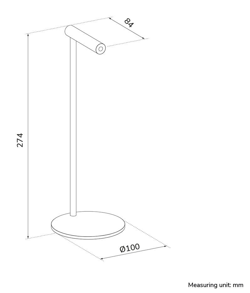 Socle casque universel argent Neomounts ADS11-170SL