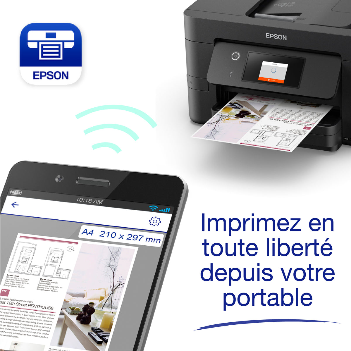 Epson WF-3820DWF : Imprimante tout-en-un pro | Achat