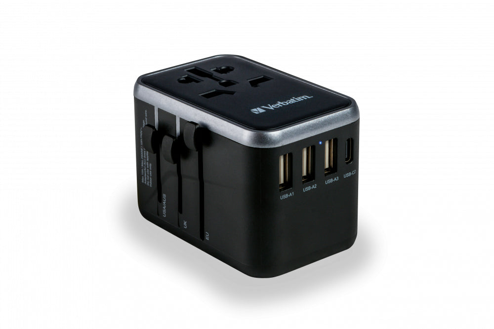 Adaptateur secteur universel Verbatim 61W 5 ports QC3.0 PD3.0