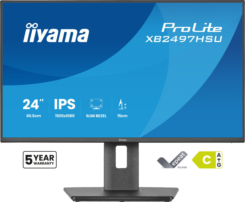 Écran LED IIYAMA 24" Full HD 120 Hz - ProLite XB2497HSU-B1