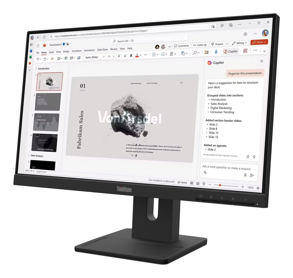 Écran LED Lenovo ThinkVision E22-40 Full HD 100Hz IPS