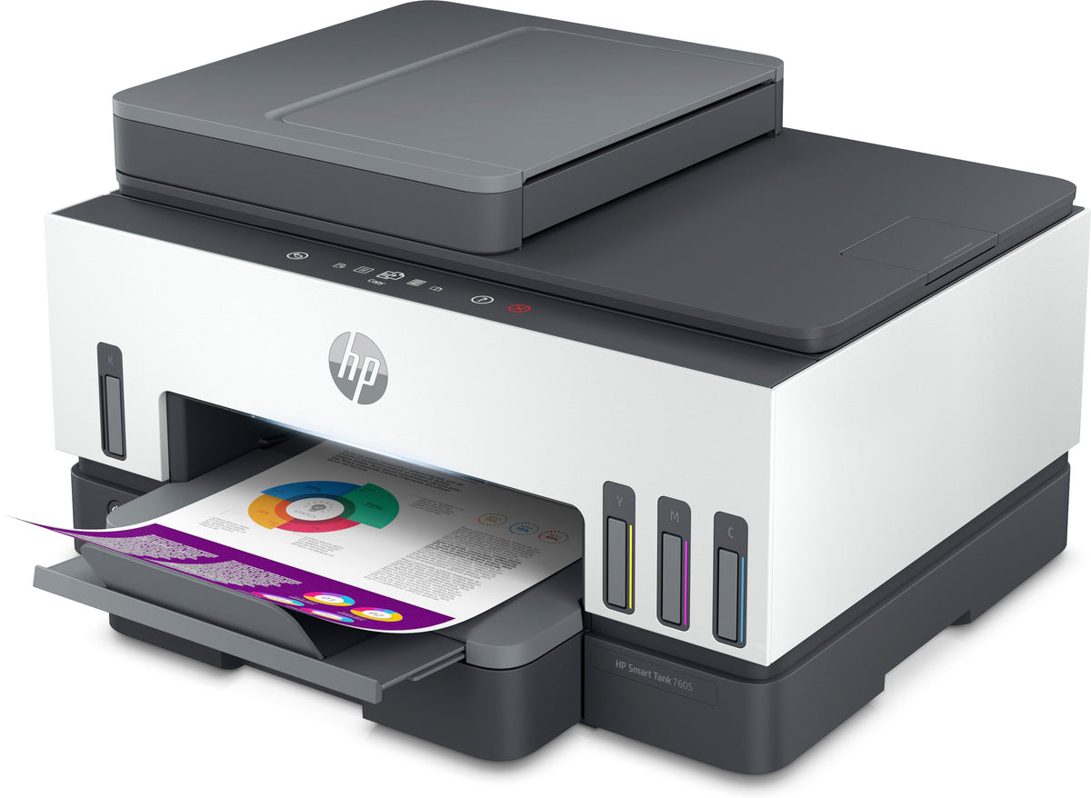 Imprimante HP Smart Tank 7605 - Multifonctions couleur rechargeable