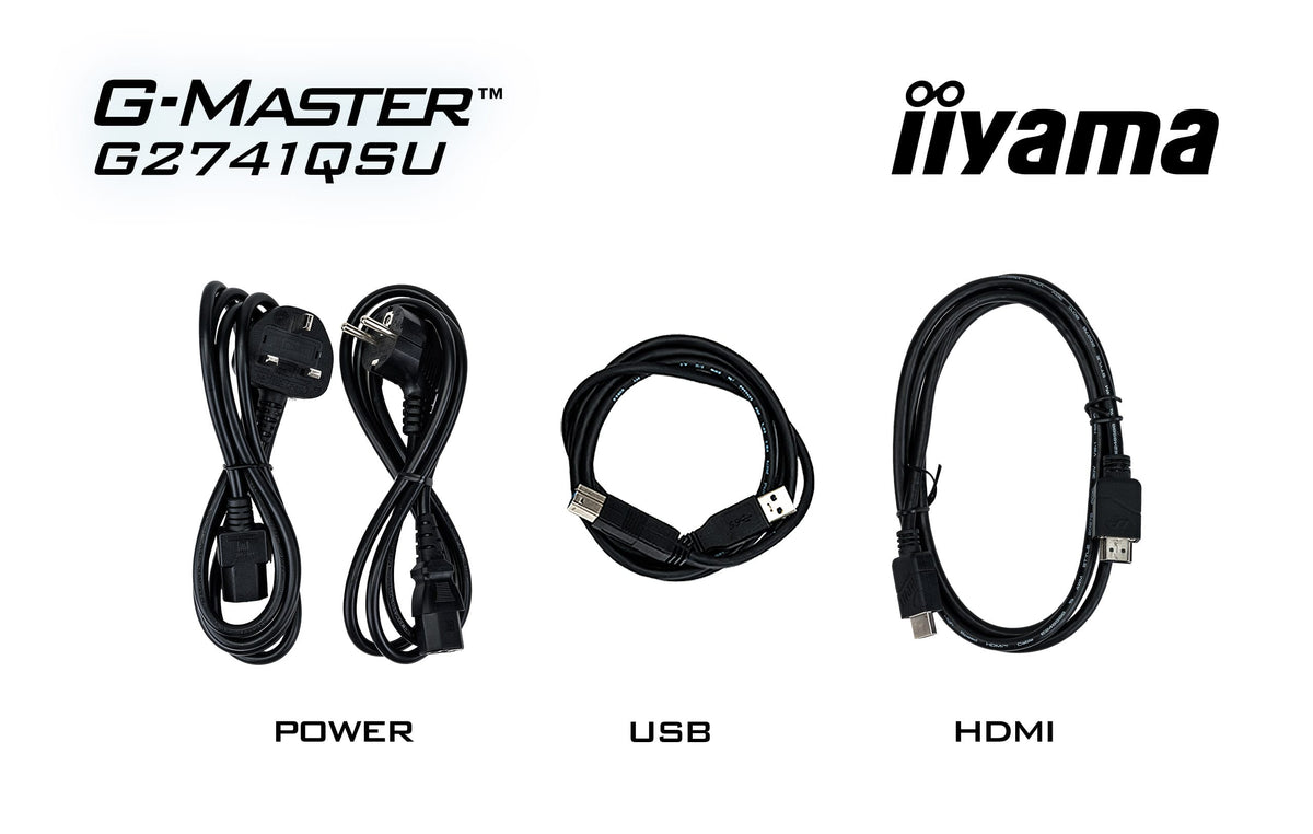Écran gaming IIYAMA 27" QHD 144Hz IPS - G-MASTER G2741QSU-B1