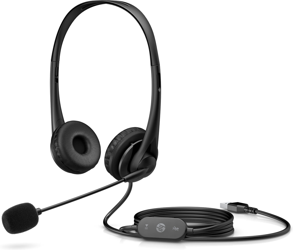 Micro-casque HP G2 sur-oreille USB noir ombré