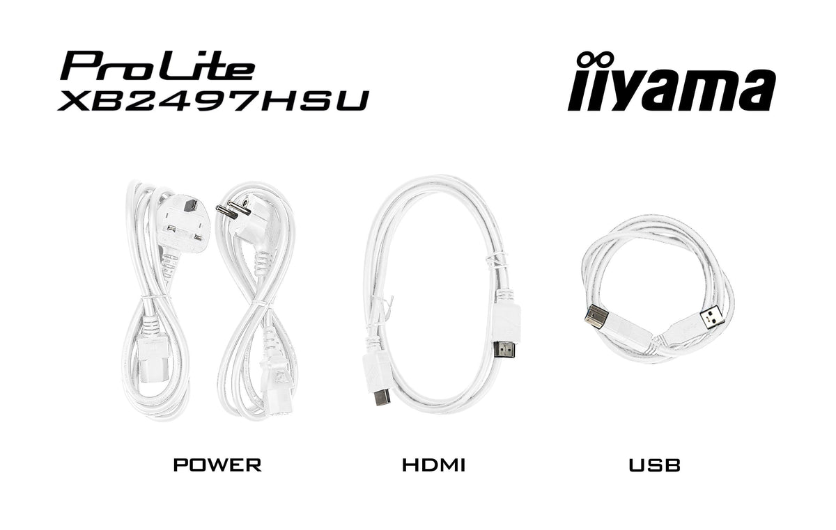 Écran LED IIYAMA 24" Full HD 120Hz IPS - ProLite XB2497HSU-W1