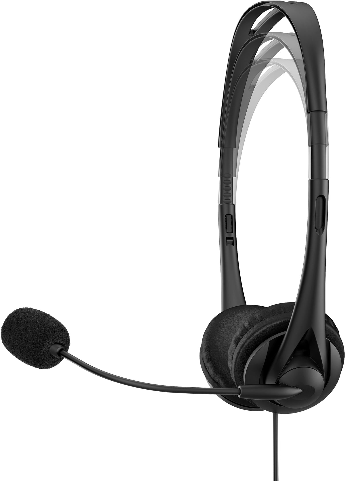 Micro-casque HP G2 sur-oreille USB noir ombré