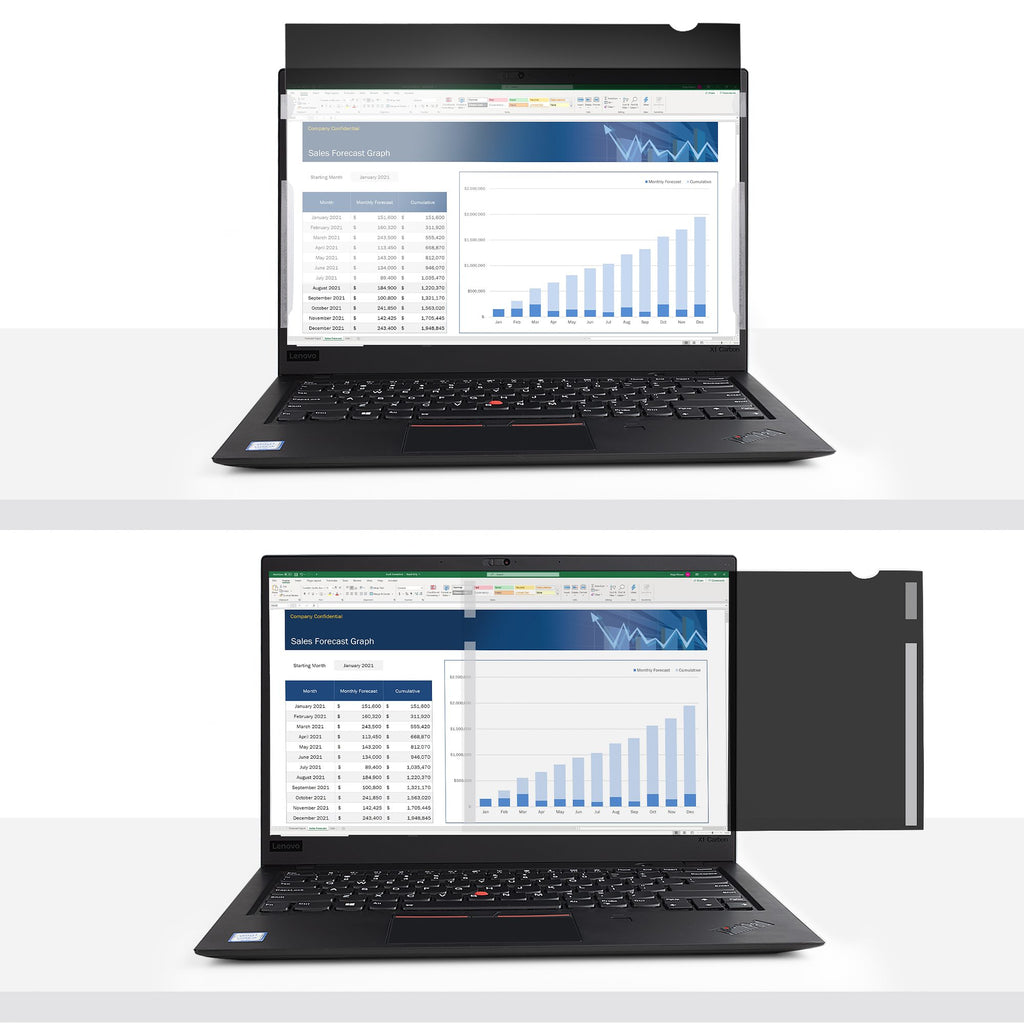 Filtre confidentialité portable 13.3" amovible TAA