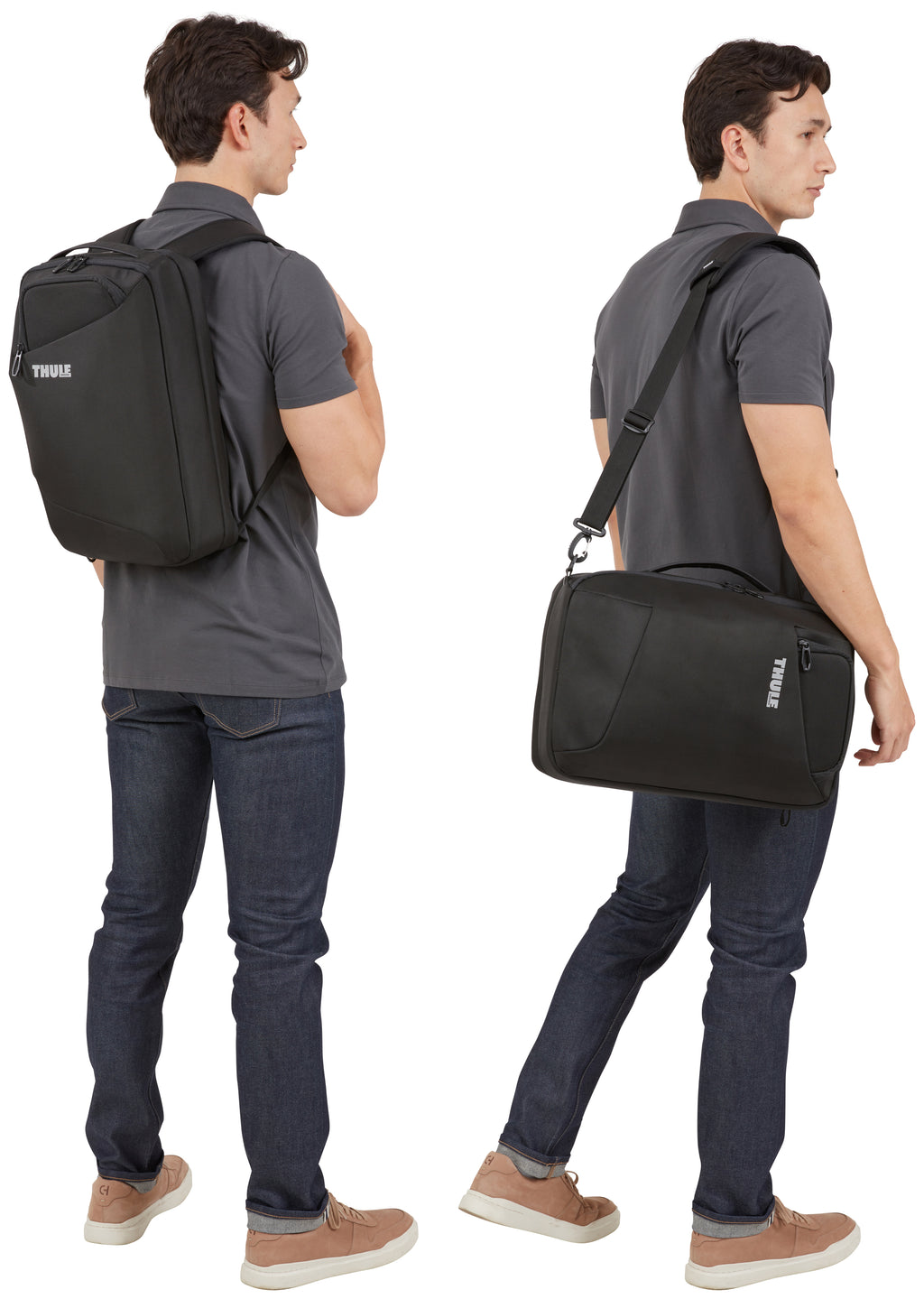Thule Accent Convertible - Sac Convertible Noir | CASE LOGIC