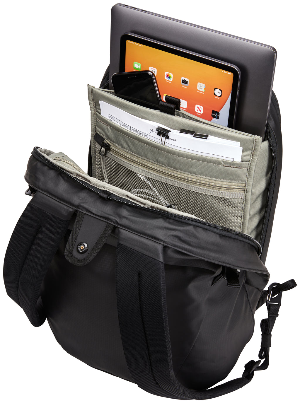 Sac à dos Thule Tact 14" noir - Protection optimale