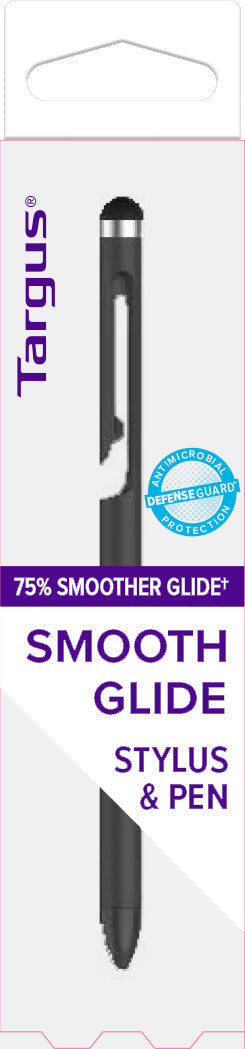 Stylet Targus antimicrobien noir pour smartphone/tablette