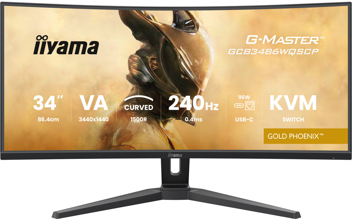 IIYAMA G-MASTER Gold Phoenix 34" 240Hz UWQHD - Écran Gaming