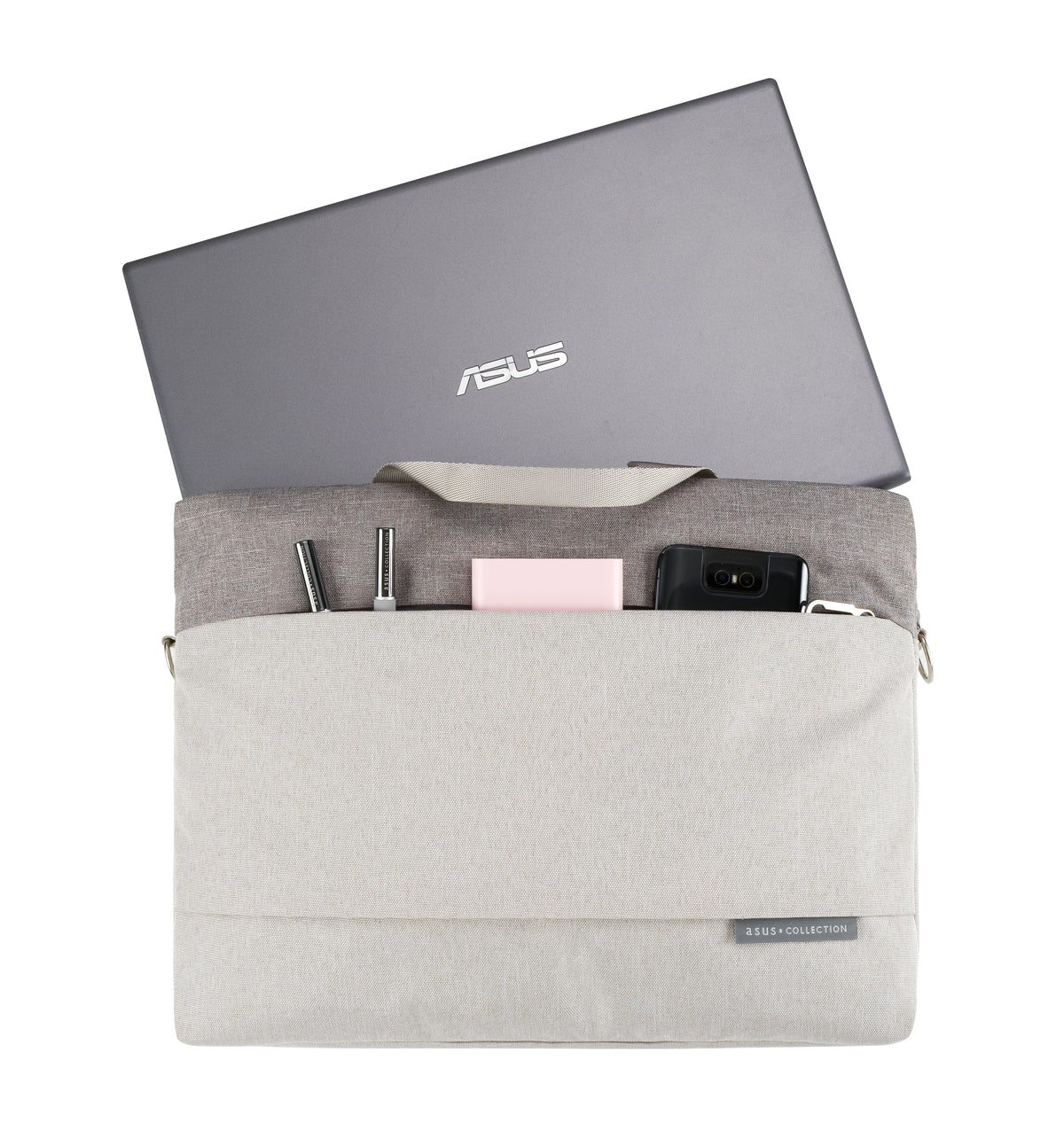 Sacoche ordinateur portable 15.6" ASUS EOS 2 - Avoine/Gris