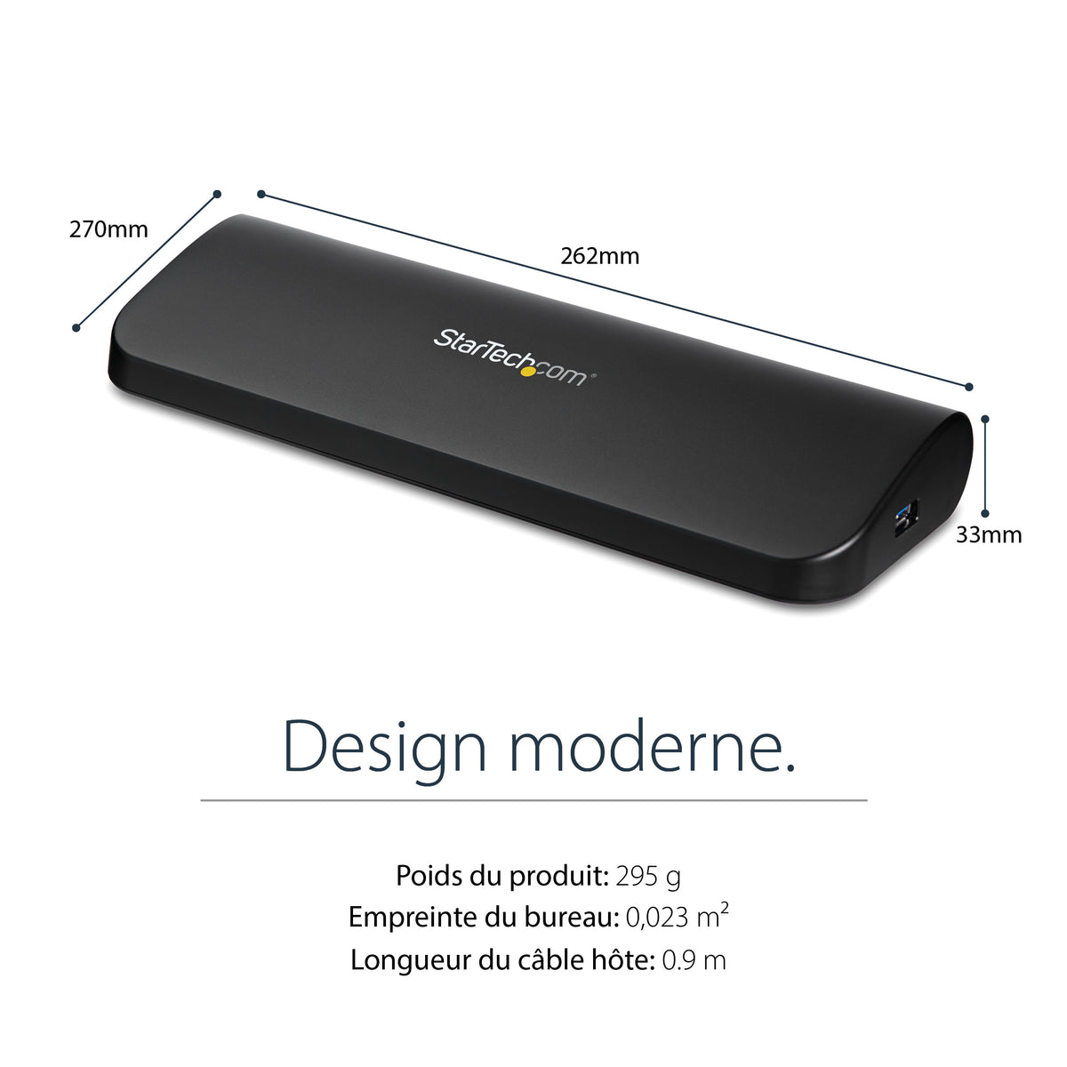 Station d'accueil USB 3.0 HDMI/VGA + GbE pour PC portable