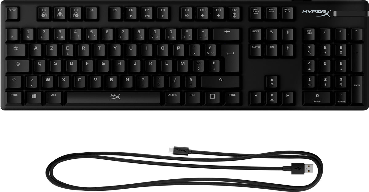 Clavier gaming HyperX Origins AZERTY rétroéclairé noir