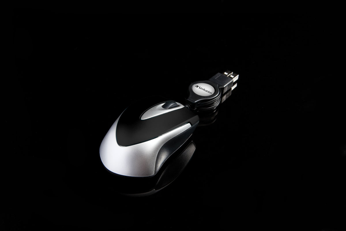 Souris optique filaire Verbatim Go Mini - Noir