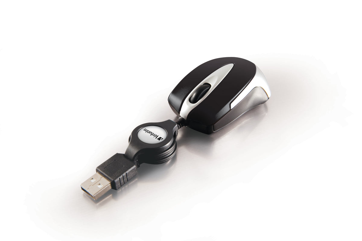 Souris optique filaire Verbatim Go Mini - Noir