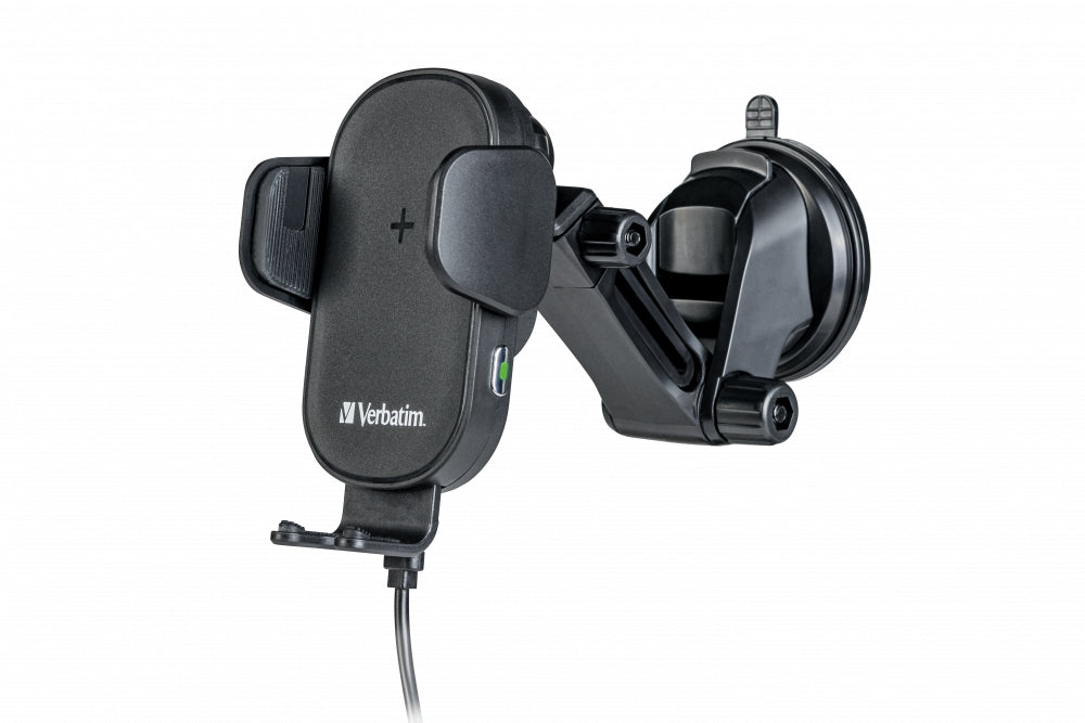 Support chargement sans fil voiture Qi 15W Verbatim