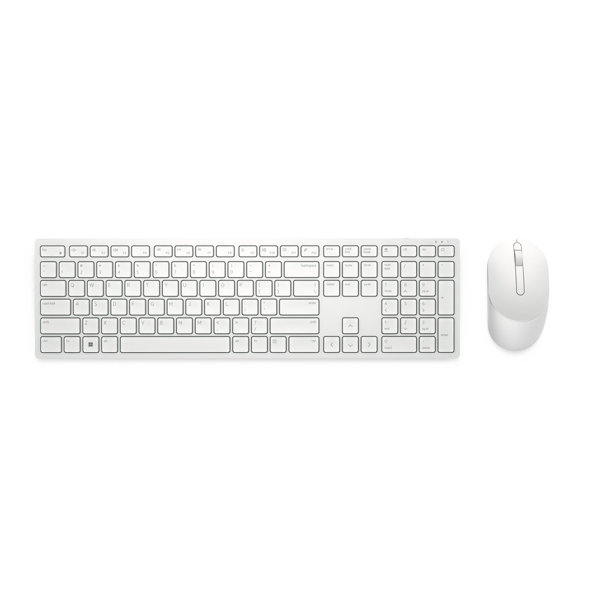 Clavier & souris sans fil Dell KM5221W AZERTY blanc