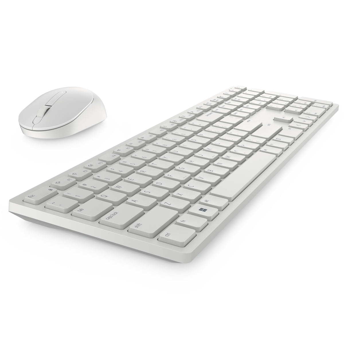 Clavier & souris sans fil Dell KM5221W AZERTY blanc