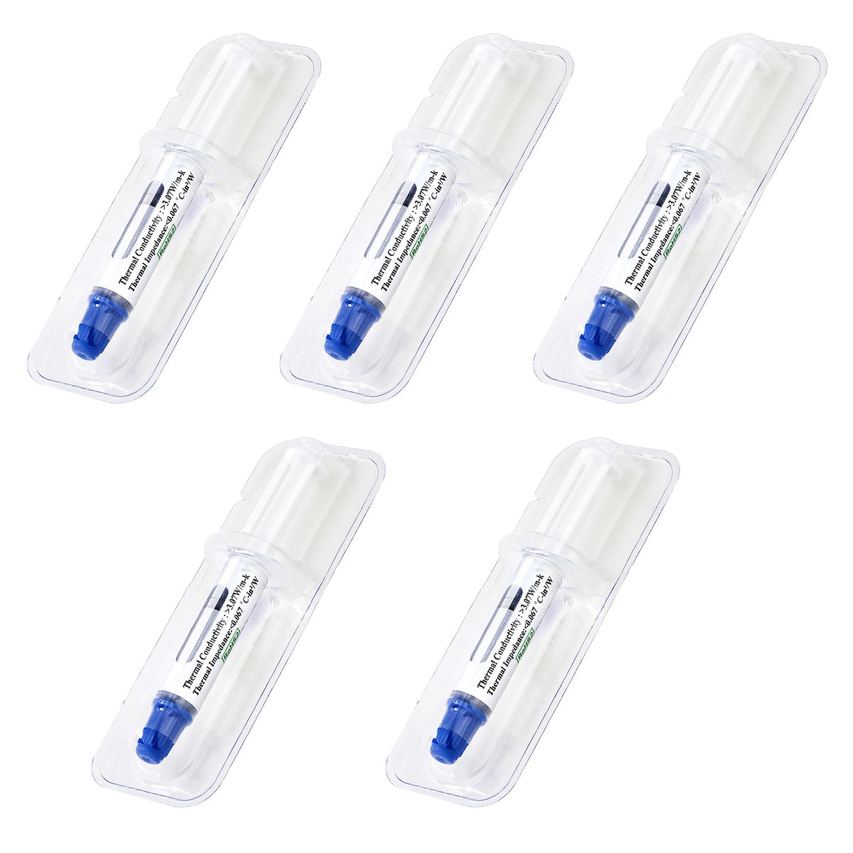 Pâte Thermique PC StarTech - Lot 5 Seringues 1.5g - Haute Performance