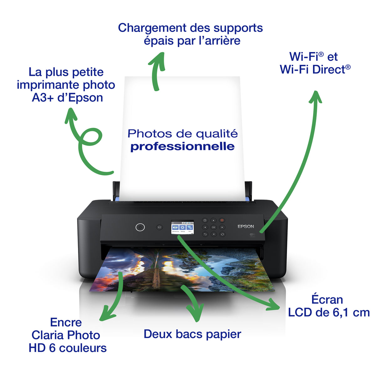 Epson Expression Photo HD XP-15000 - Imprimante A3 couleur jet d'encre