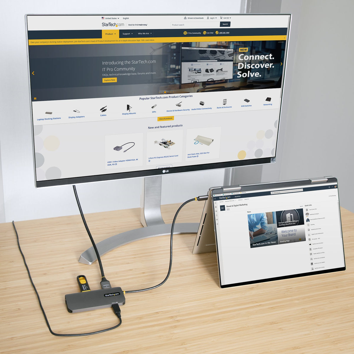 Station d'accueil USB-C 1GbE | STARTECH