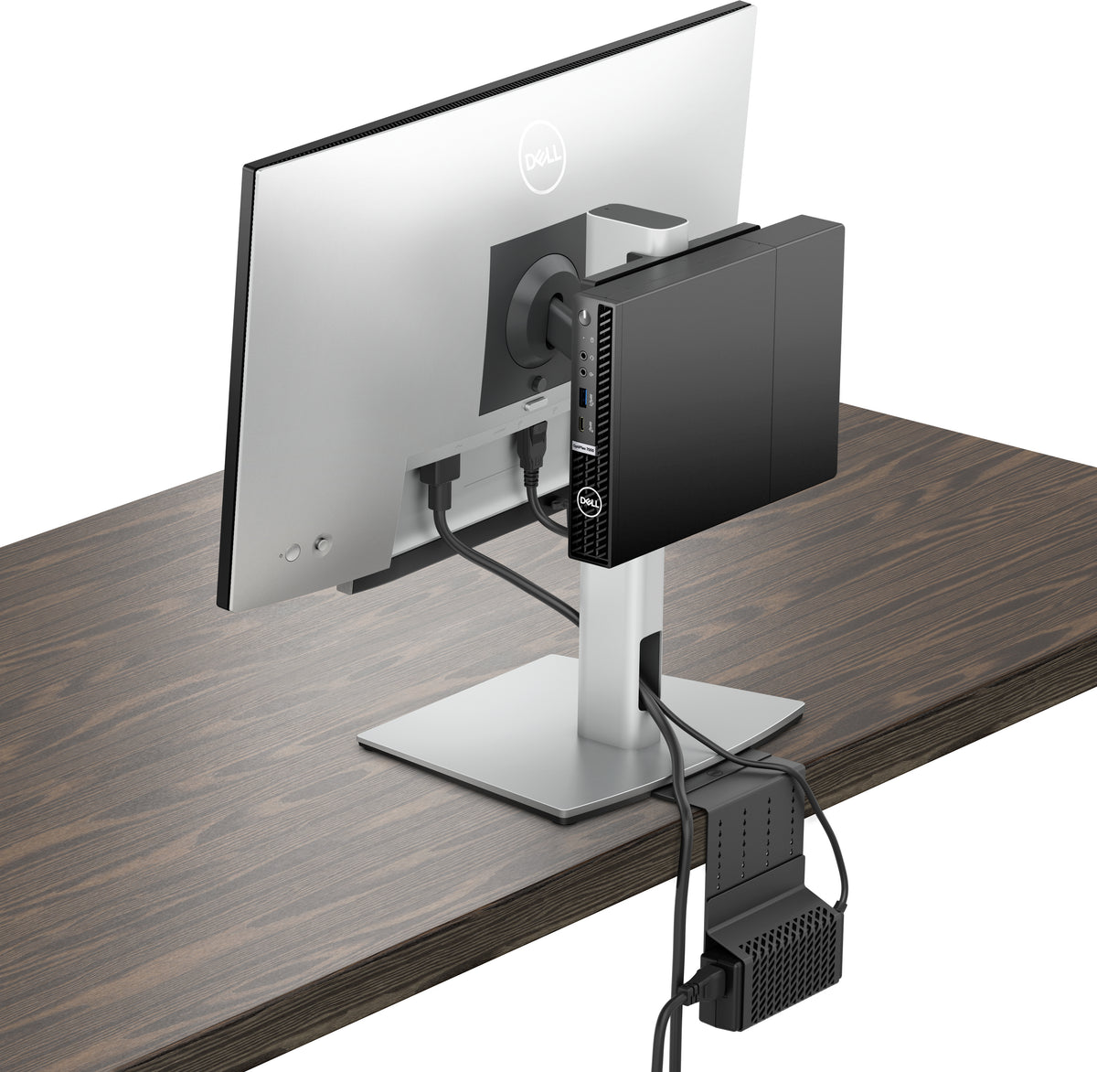 Support moniteur 19"-27" Dell MFS22 - Argent
