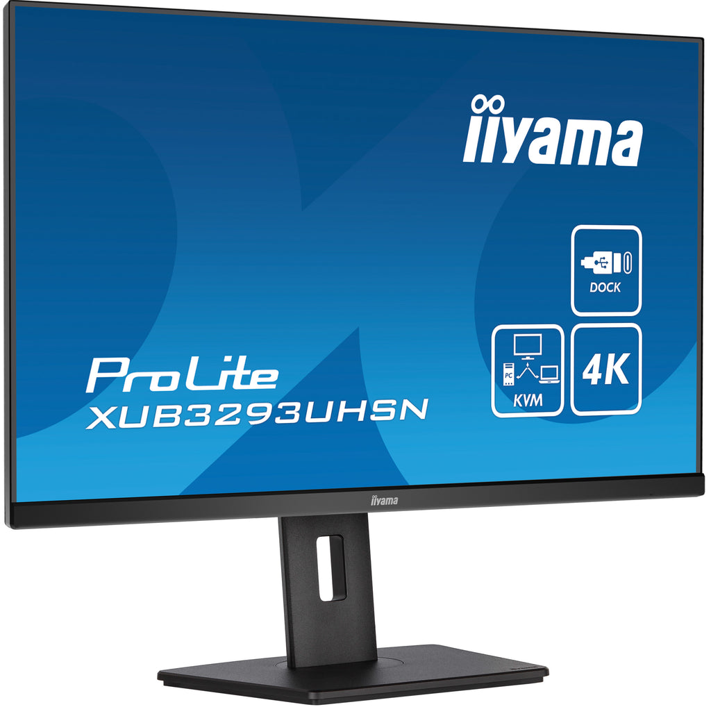 Moniteur IIYAMA 31,5" 4K UHD IPS - Docking USB-C & KVM