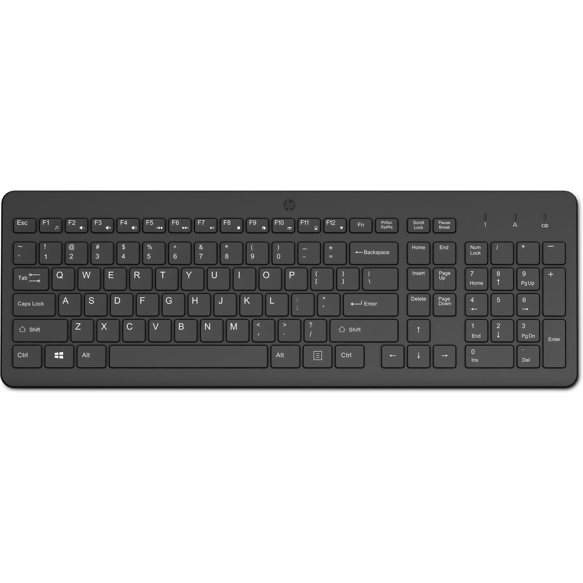 Clavier HP 225 sans fil AZERTY 2.4 GHz noir