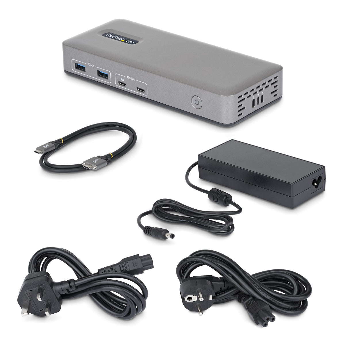 Station d'accueil USB-C 3.2 Gen 2 StarTech - 2xDP - 1GbE