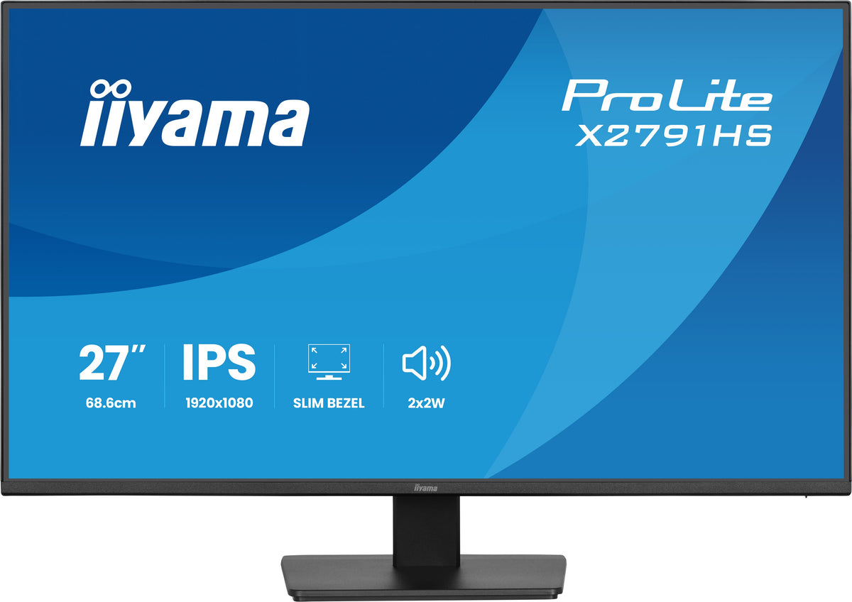Écran LED IIYAMA 27" Full HD 120 Hz - ProLite X2791HS-B1