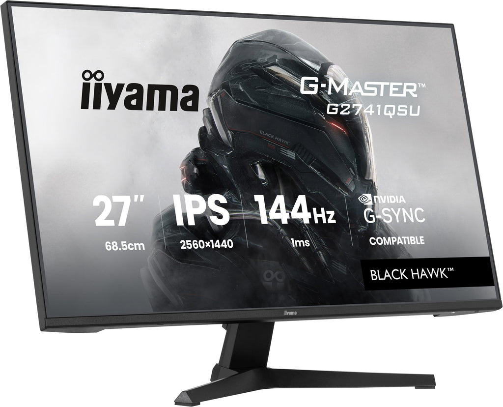 Écran gaming IIYAMA 27" QHD 144Hz IPS - G-MASTER G2741QSU-B1