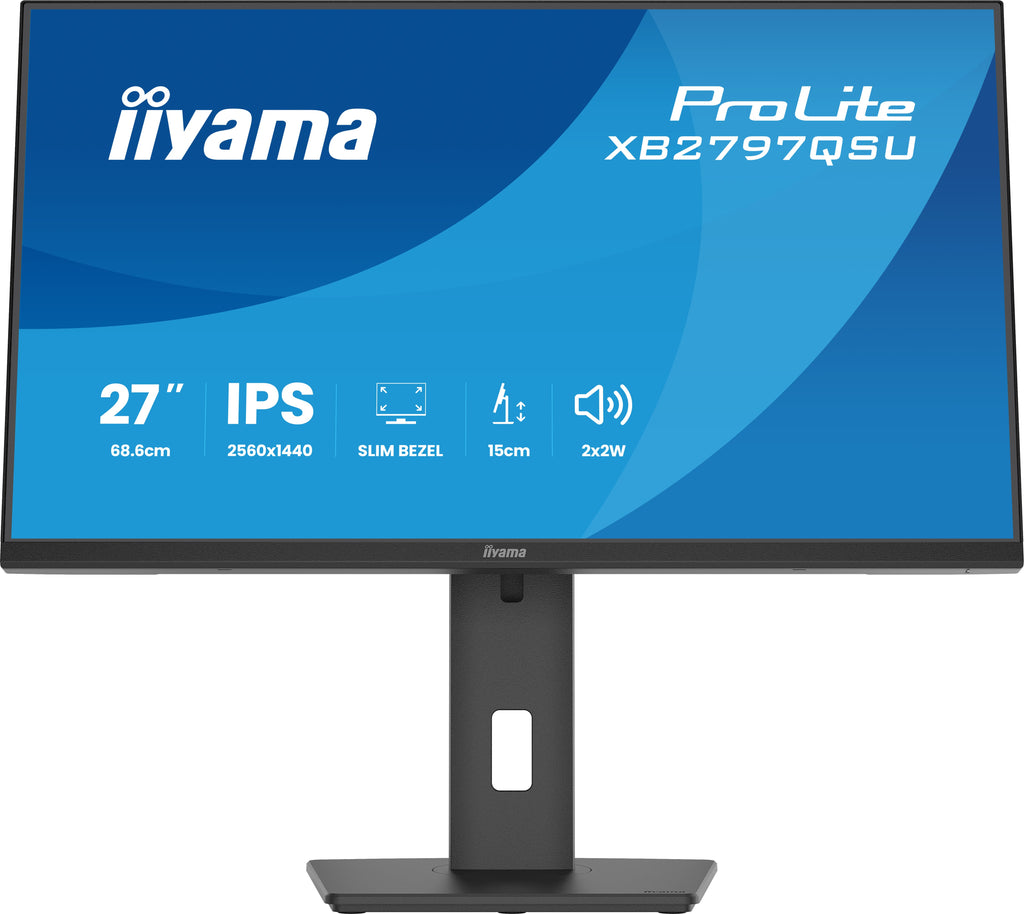 Écran LED IIYAMA 27" QHD - 75Hz - IPS - 1ms