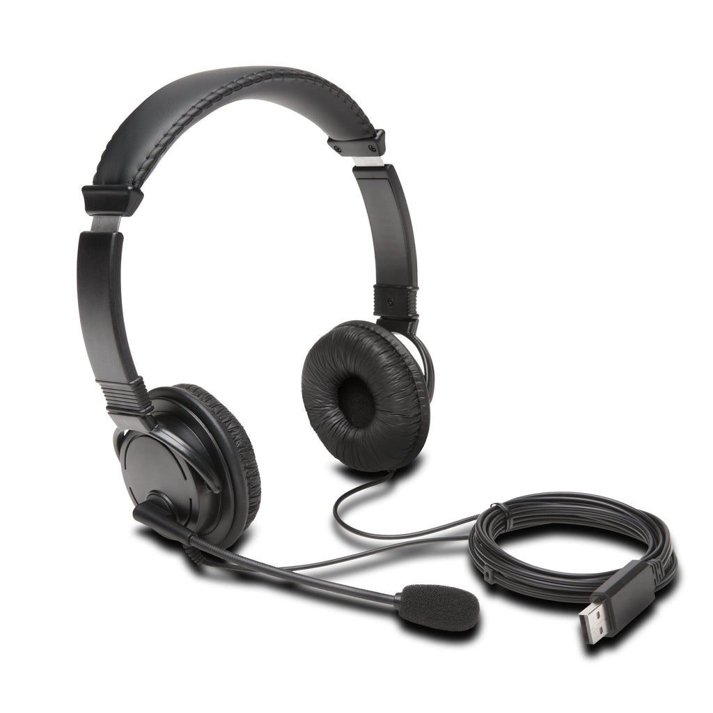 Micro-casque USB KENSINGTON sur-oreille noir