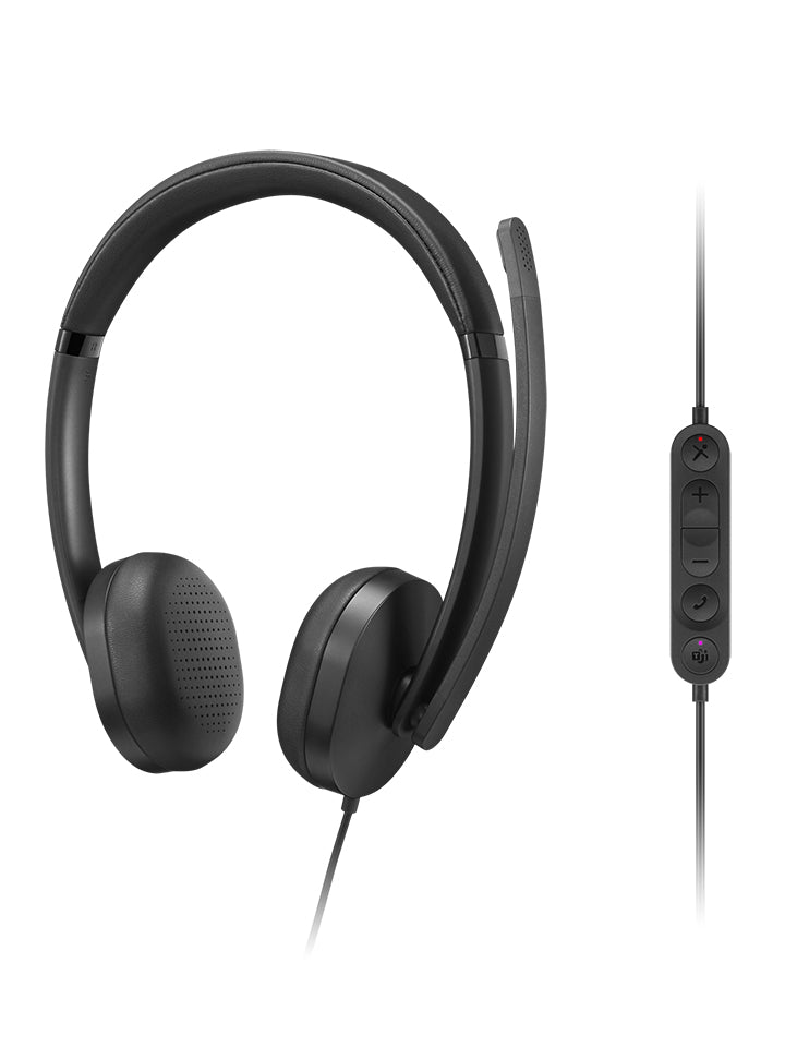 Micro-casque Lenovo 5000 USB-C - Teams - Noir