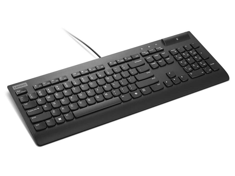 Clavier Lenovo Smartcard Wired II AZERTY USB noir