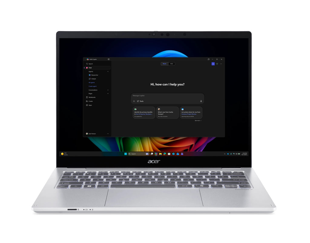 Acer TravelMate P4 Spin 14 AI - Copilot+ PC Performant