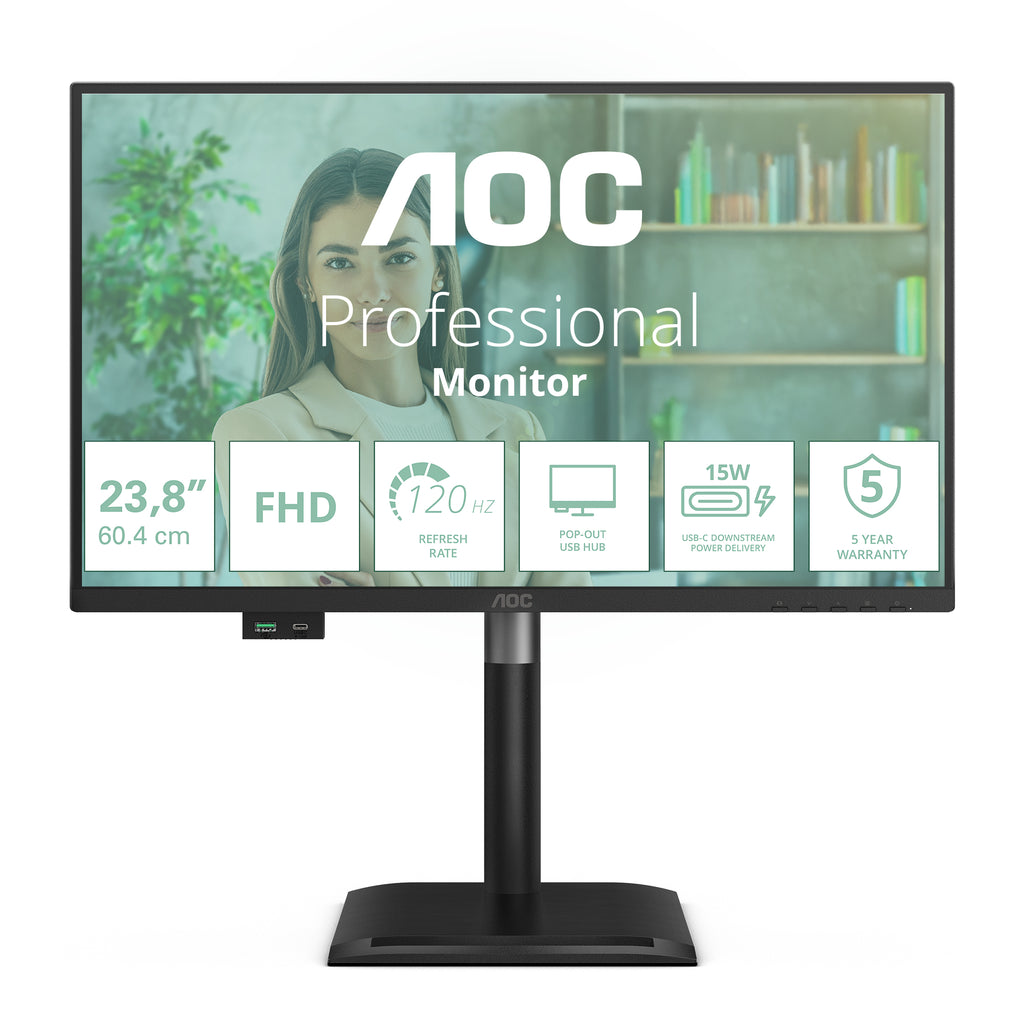 AOC 24P4U Écran LED 24" Full HD 120Hz IPS