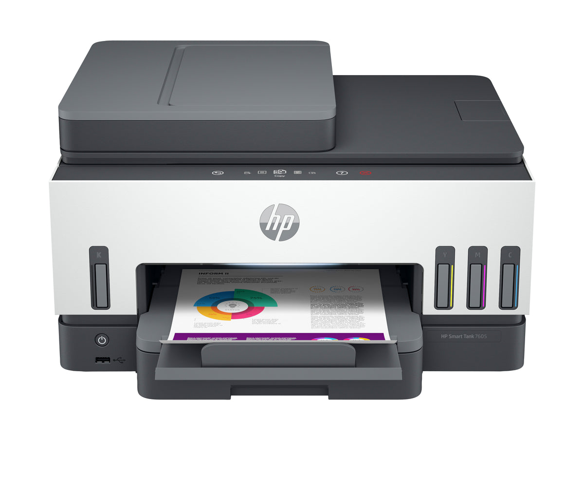 Imprimante HP Smart Tank 7605 - Multifonctions couleur rechargeable