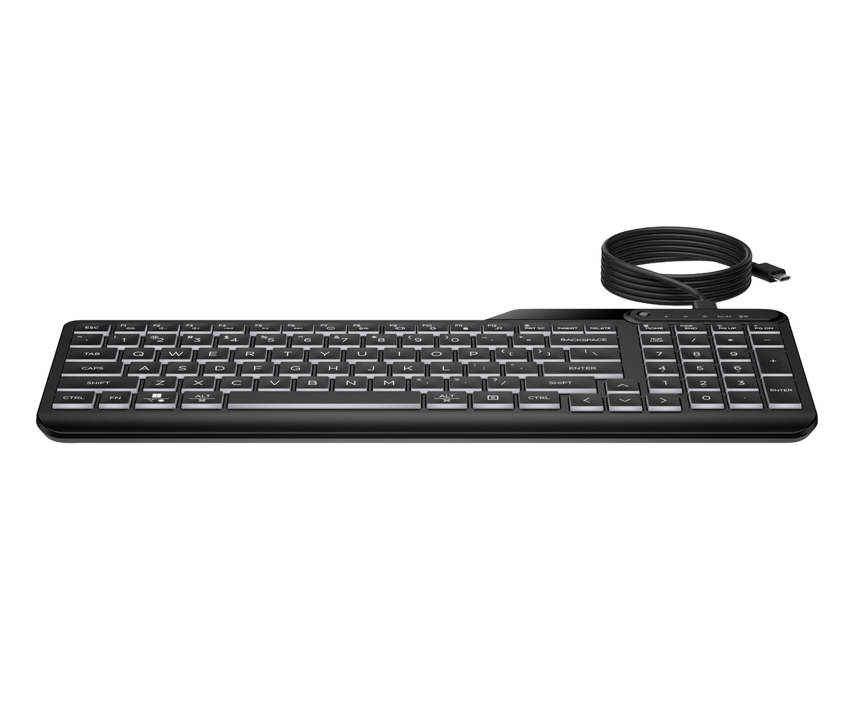 HP 400 Clavier compact rétroéclairé 12 touches programmables