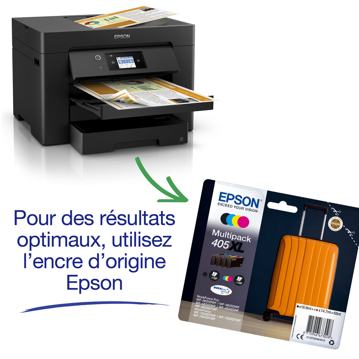 Epson WorkForce WF-7830DTWF - Imprimante A3 Multifonctions