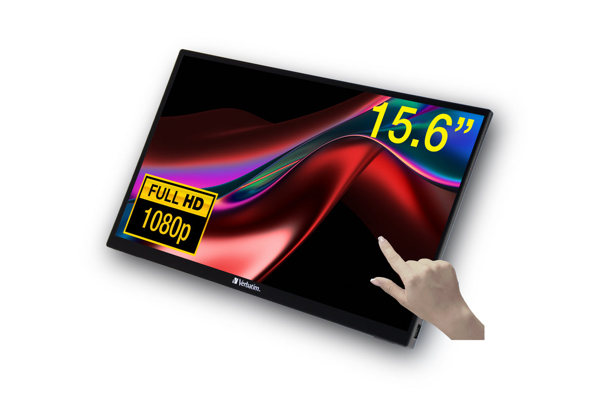 Moniteur tactile portable Verbatim 15,6" Full HD - HDMI/USB-C