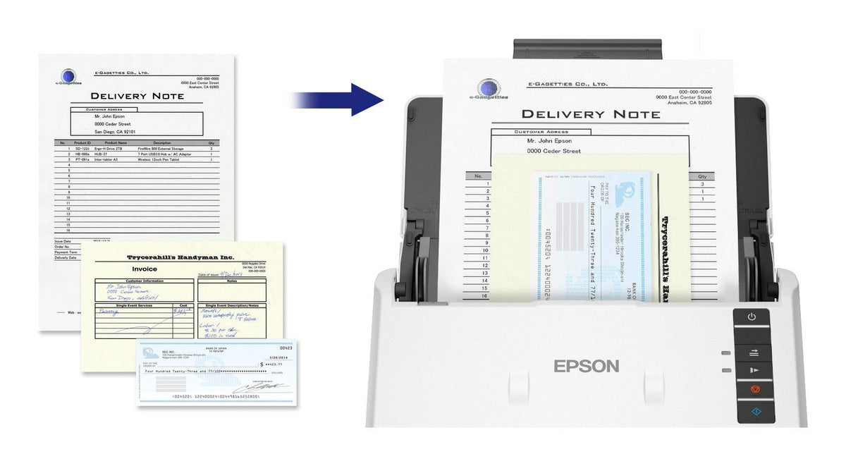 Epson WorkForce DS-530III Scanner Pro A4 40ppm